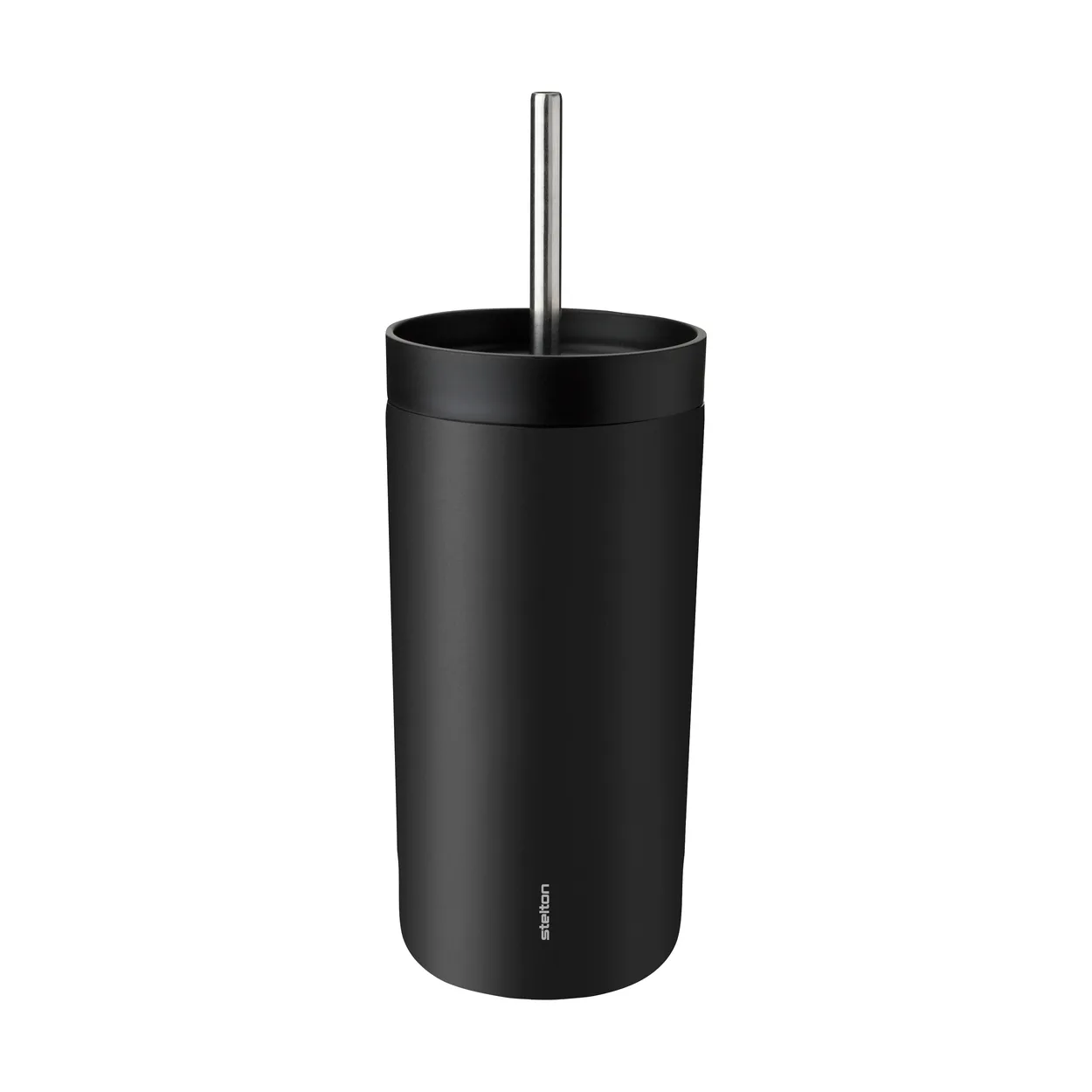 Stelton To Go Sip termokrus med sugerr 0,4 L Soft black