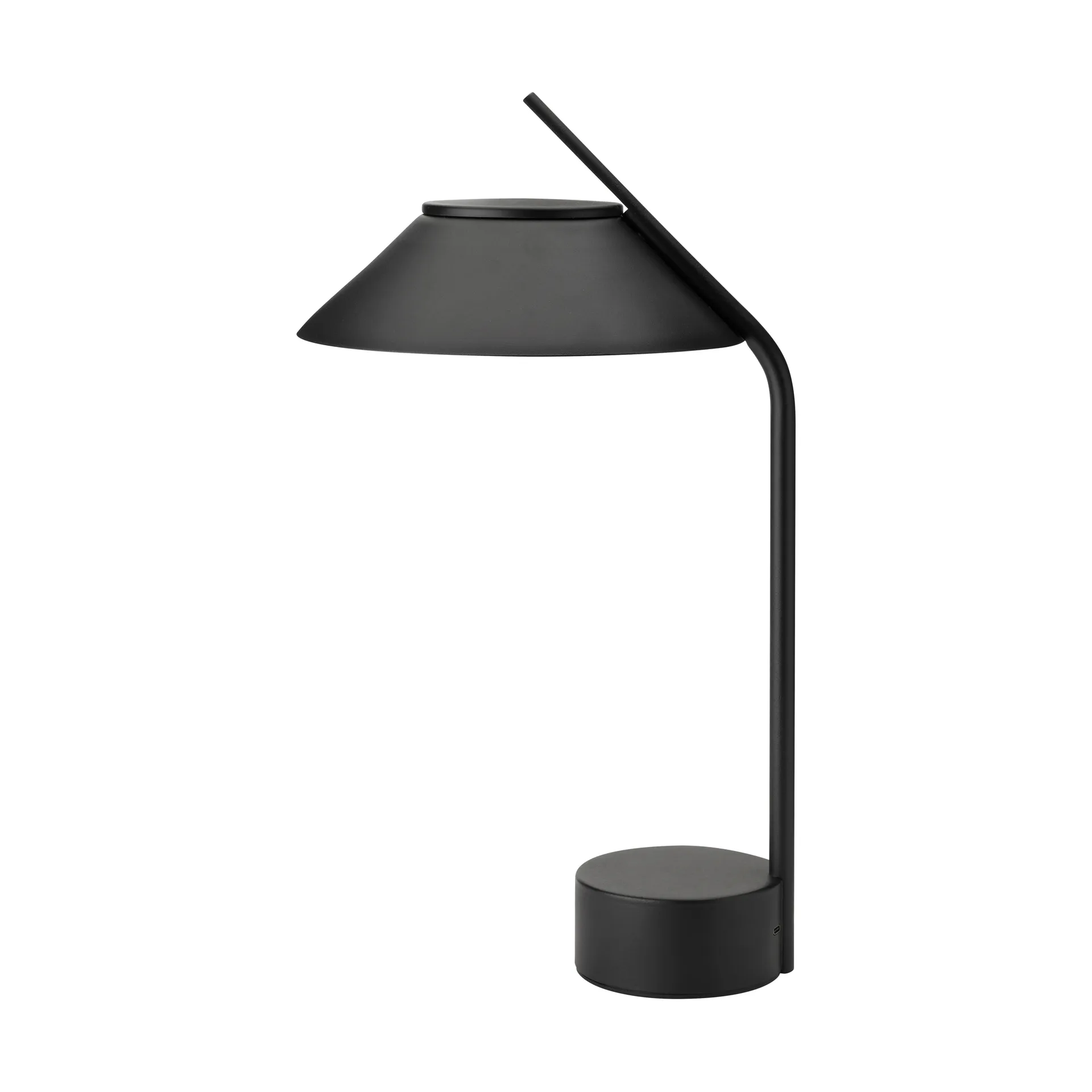 Vinkel LED portabel bordlampe, Black Stelton