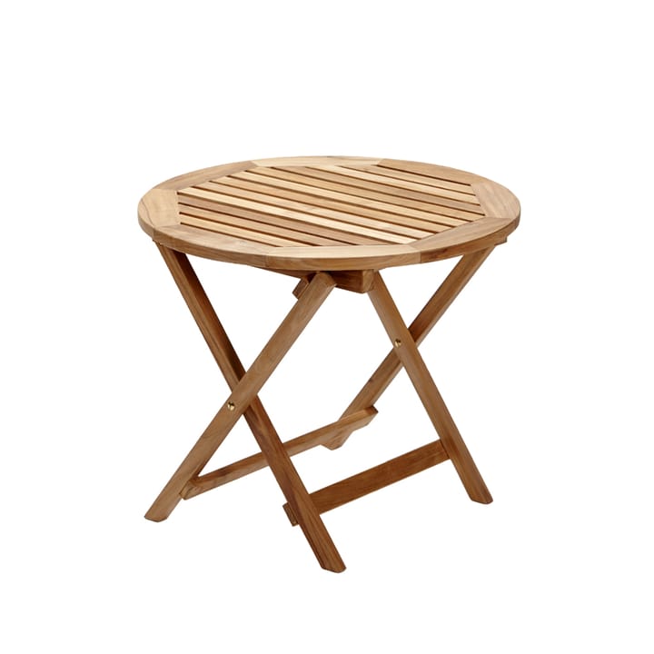 Alnö sidebord Ø 55 cm - Teak - Stockamöllan