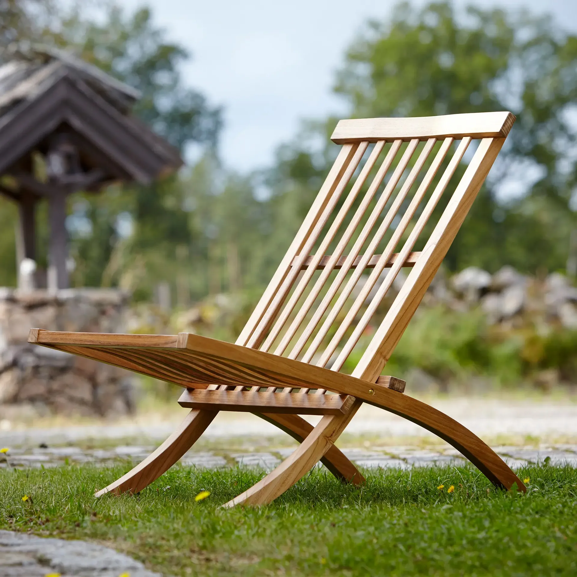 Muskö loungestol, Teak Stockamöllan