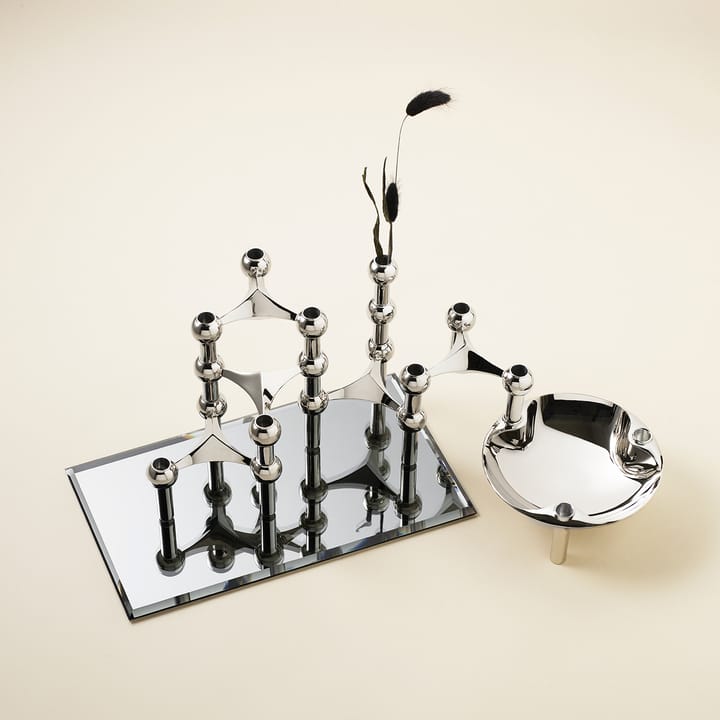 Nagel glassplate rectangular, Smoked black STOFF