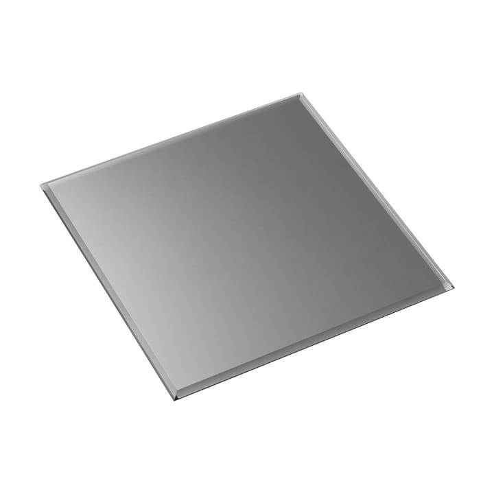 Nagel glassplate square - Smoked black - STOFF