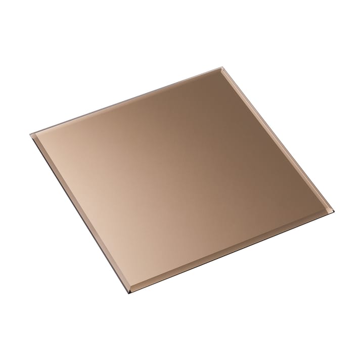 Nagel glassplate square - Smoked brown - STOFF