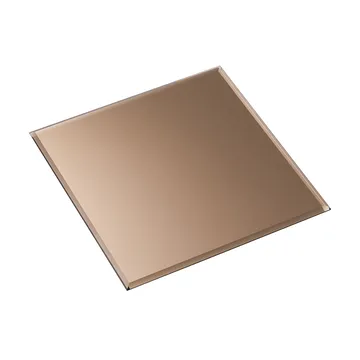Nagel glassplate square - Smoked brown - STOFF Nagel