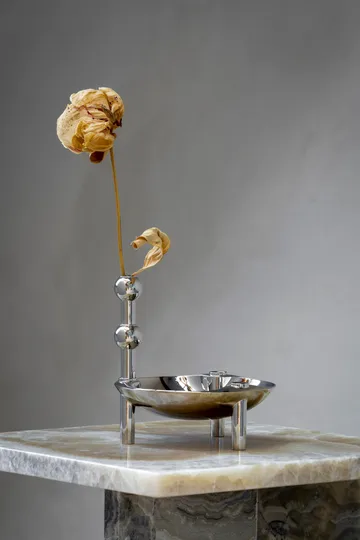 Nagel skål 13,8 cm - krom - STOFF Nagel