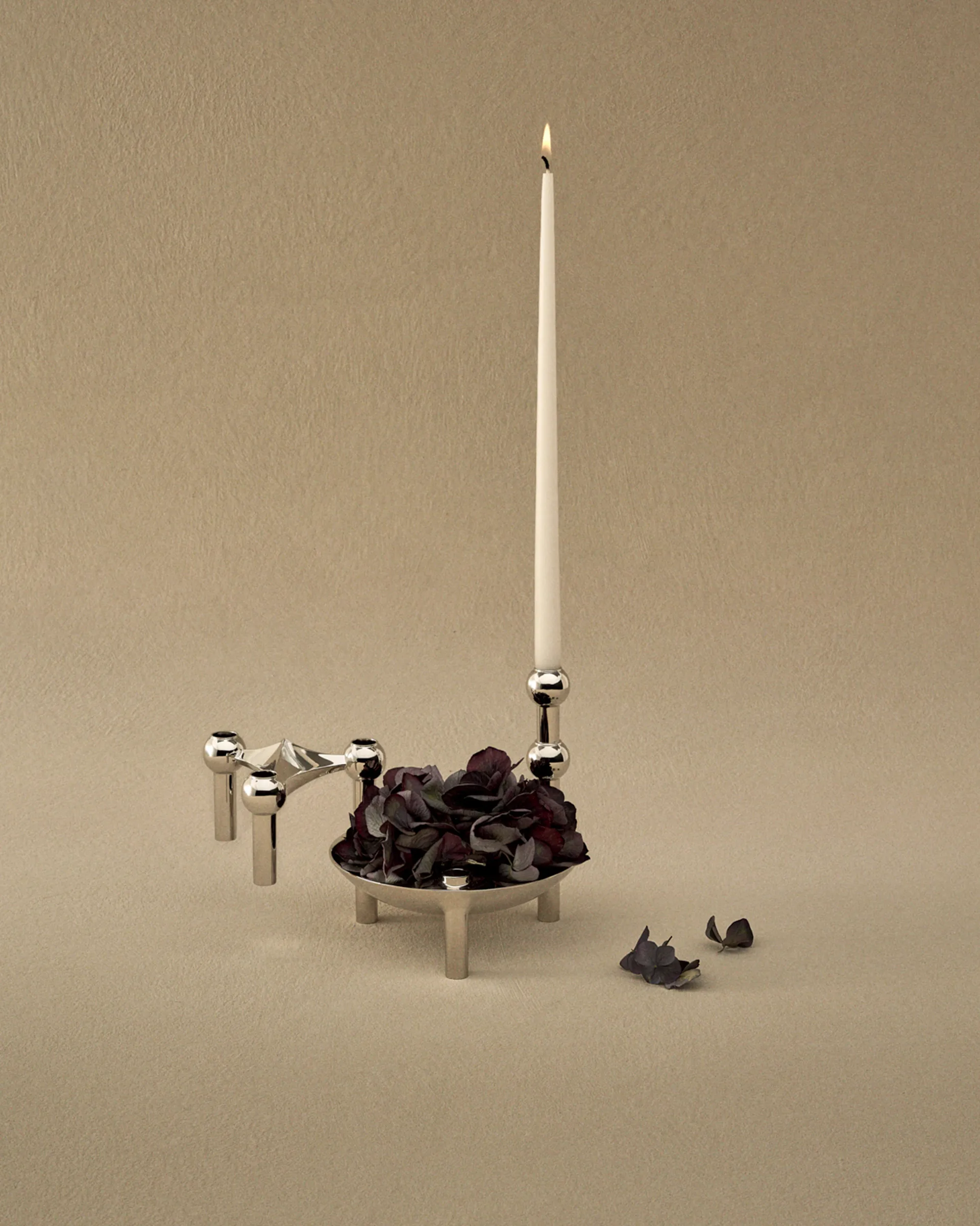 Nagel skål 13,8 cm, krom STOFF