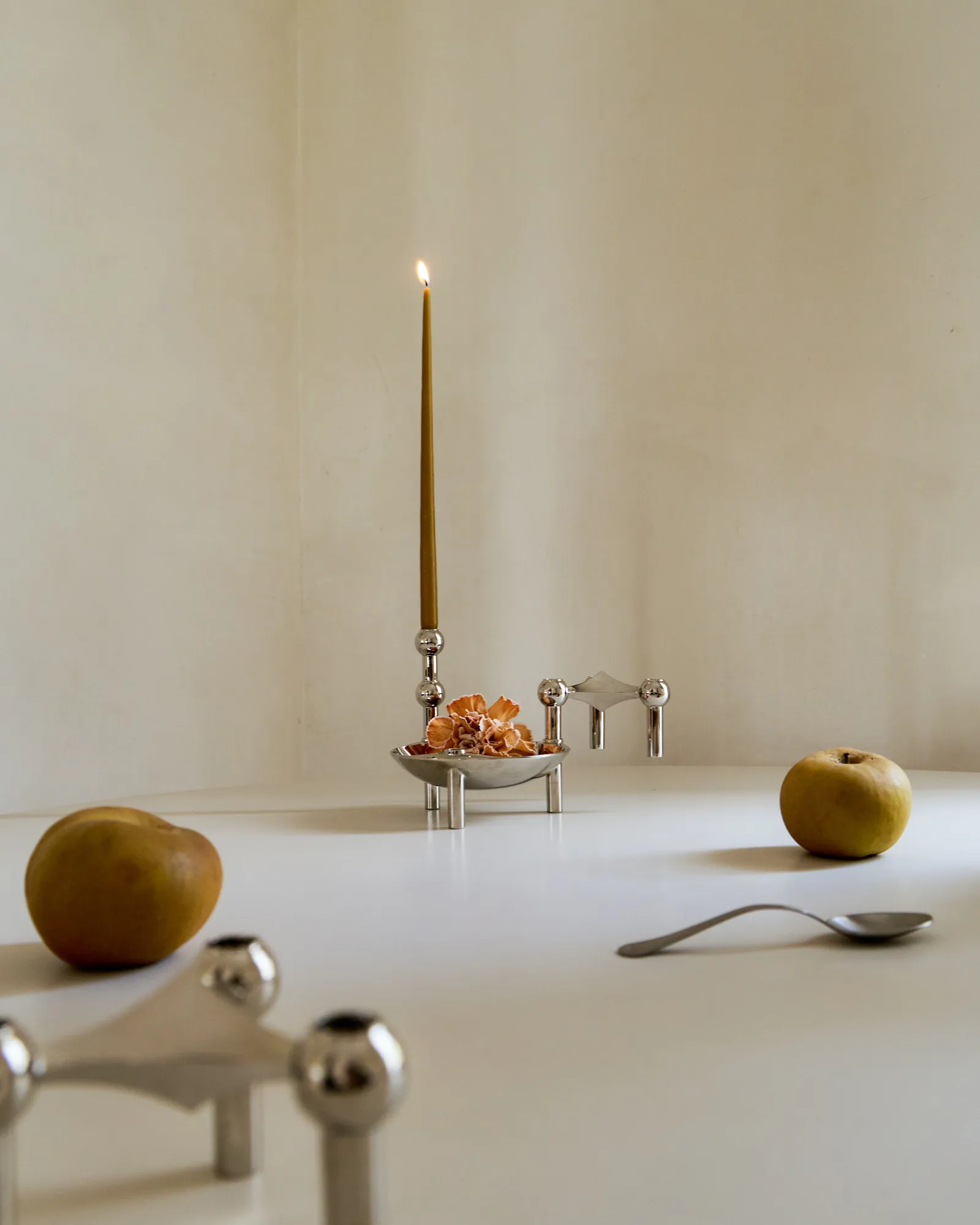 Nagel skål 13,8 cm, krom STOFF