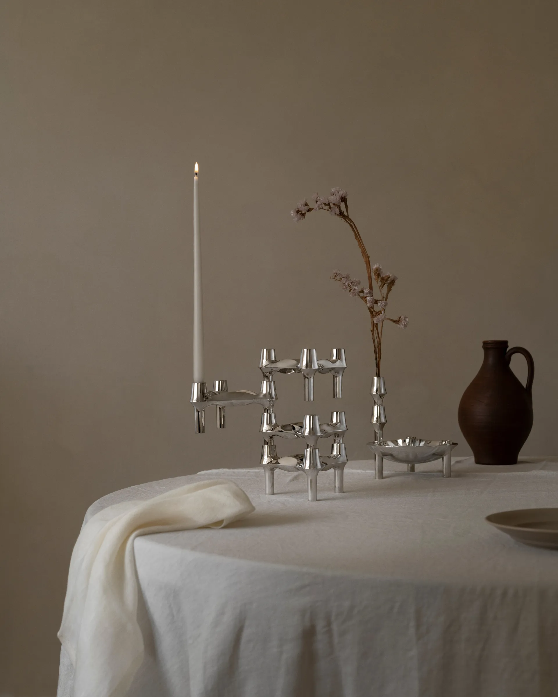 Nagel skål 13,8 cm, krom STOFF