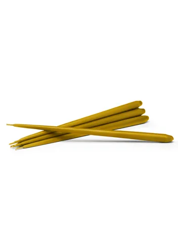 STOFF Nagel antikklys by ester & erik 6-pack - Mustard - STOFF Nagel