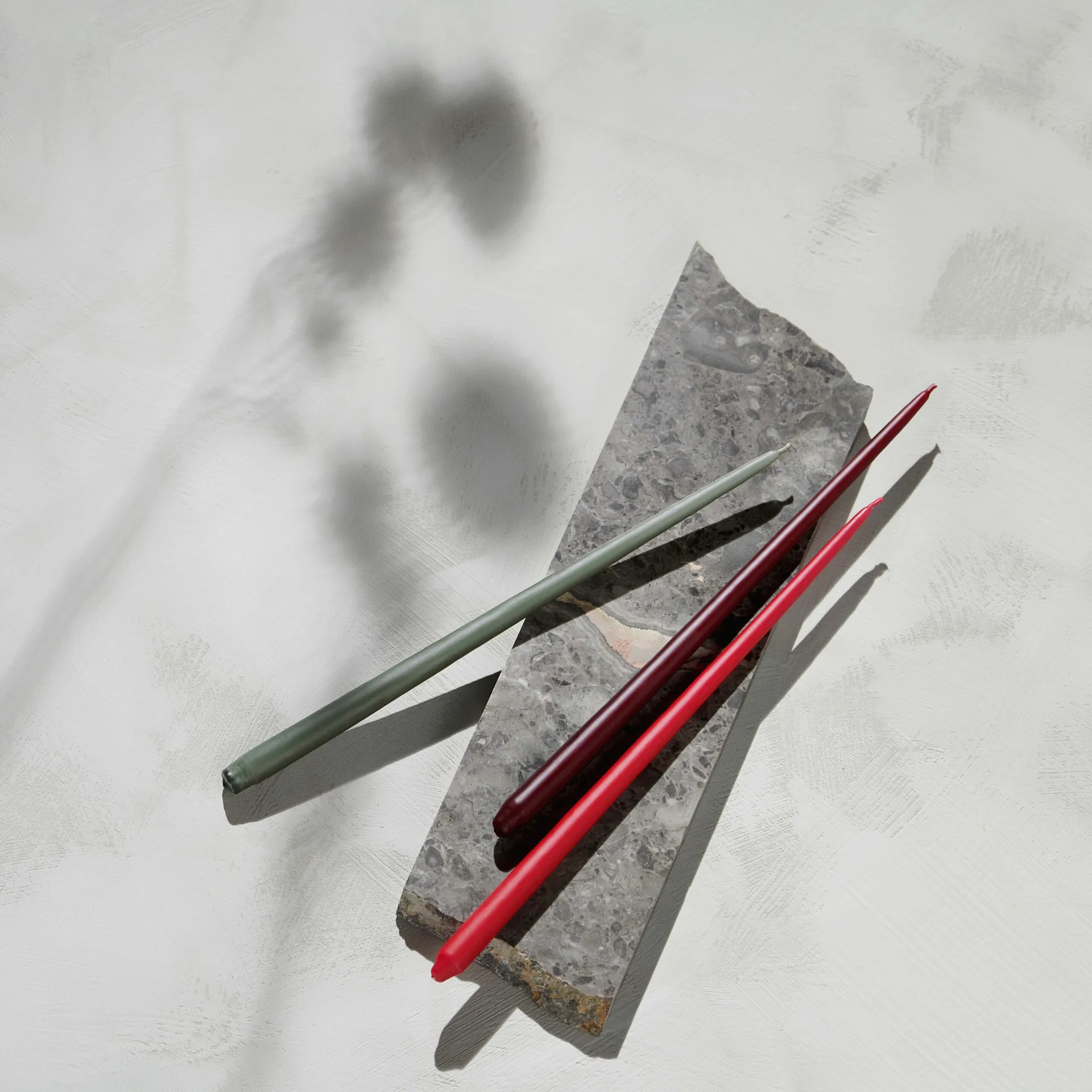 STOFF Nagel antikklys by ester & erik 6-pack, Rød STOFF Nagel