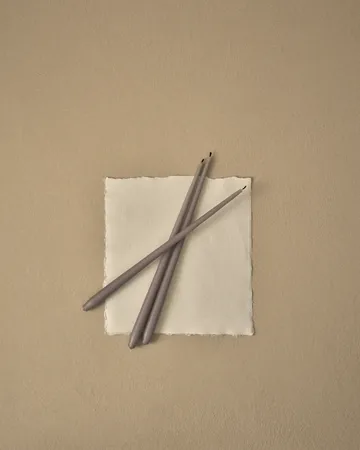 STOFF Nagel antikklys by ester & erik 6-pack - Warm grey - STOFF Nagel