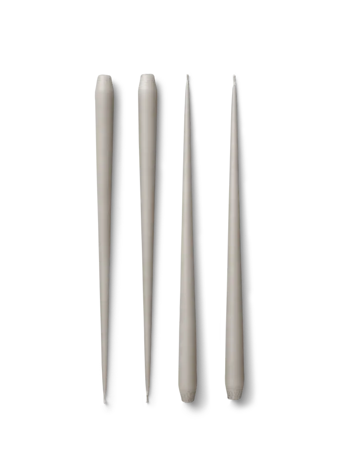 STOFF Nagel antikklys by ester & erik large 4-pk - Sand - STOFF Nagel