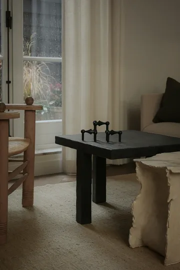 STOFF Nagel lysestake 3-pakning - svart - STOFF Nagel