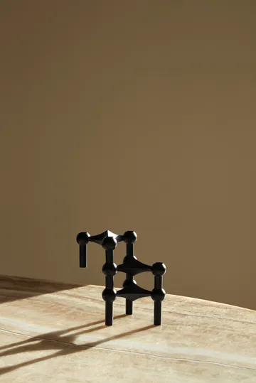 STOFF Nagel lysestake 3-pakning - svart - STOFF Nagel