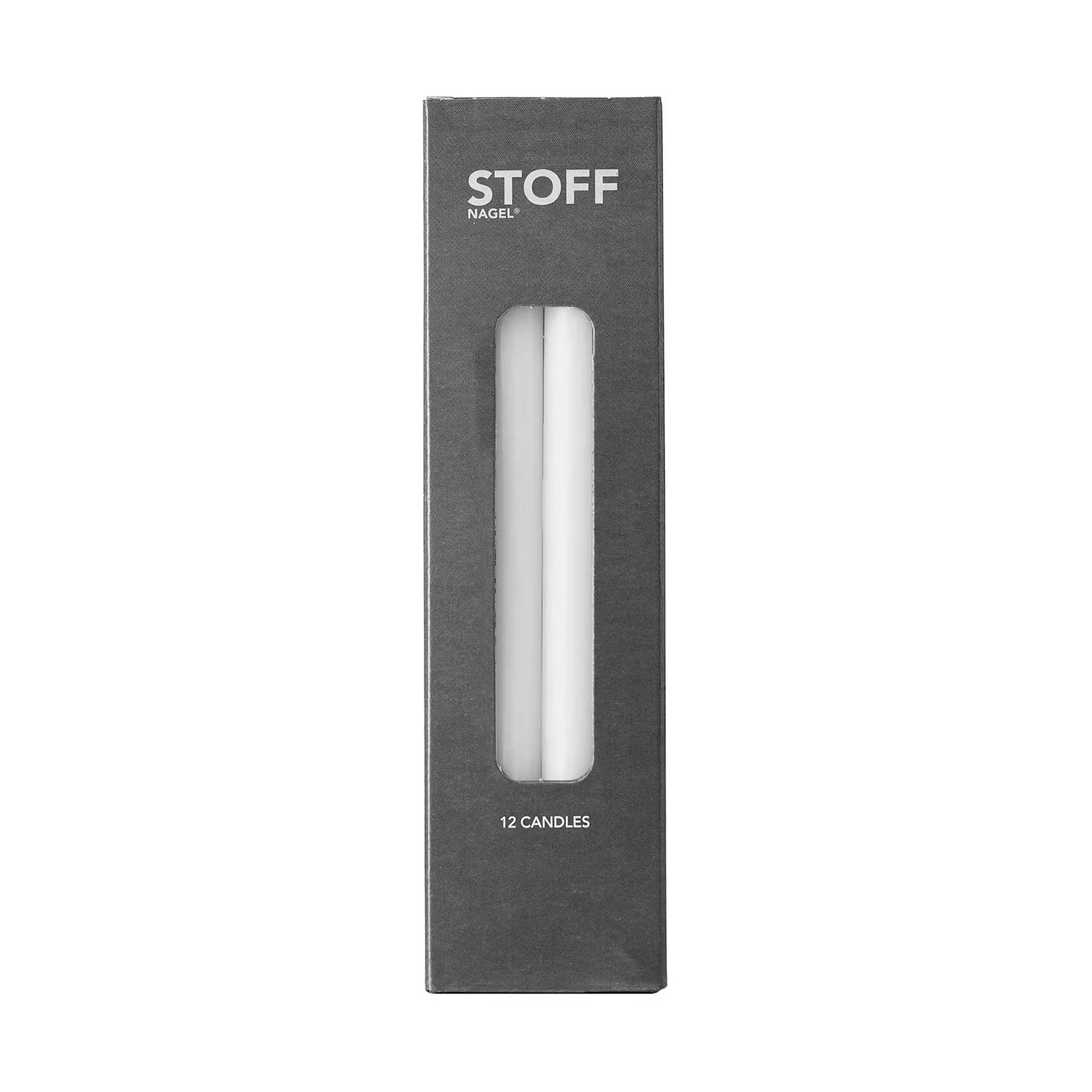 STOFF Nagel lysestake + lys 12-pakning,  STOFF Nagel