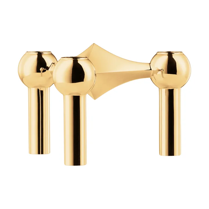 STOFF Nagel lysestake - messing - STOFF Nagel