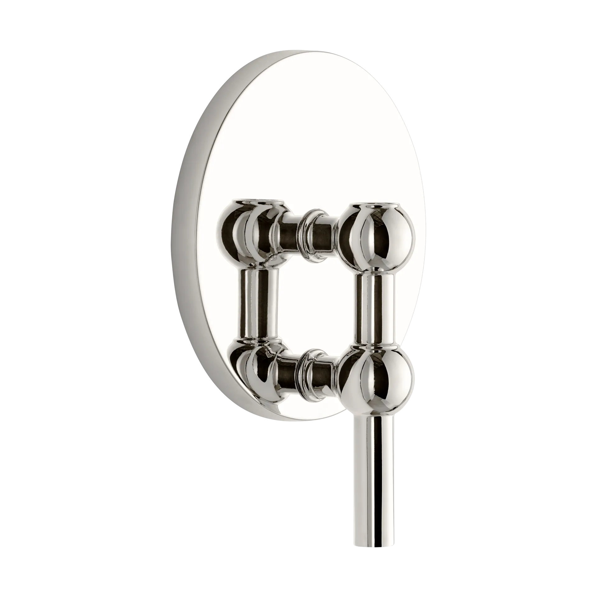 STOFF Nagel lysestake vegg Chrome | Skandinavisk Design | Lysestaker | Sølv