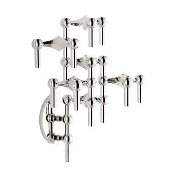 STOFF Nagel lysestake vegg - Chrome - STOFF Nagel