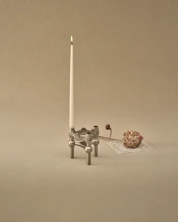 STOFF Nagel Quist lysestake - Børstet krom - STOFF Nagel