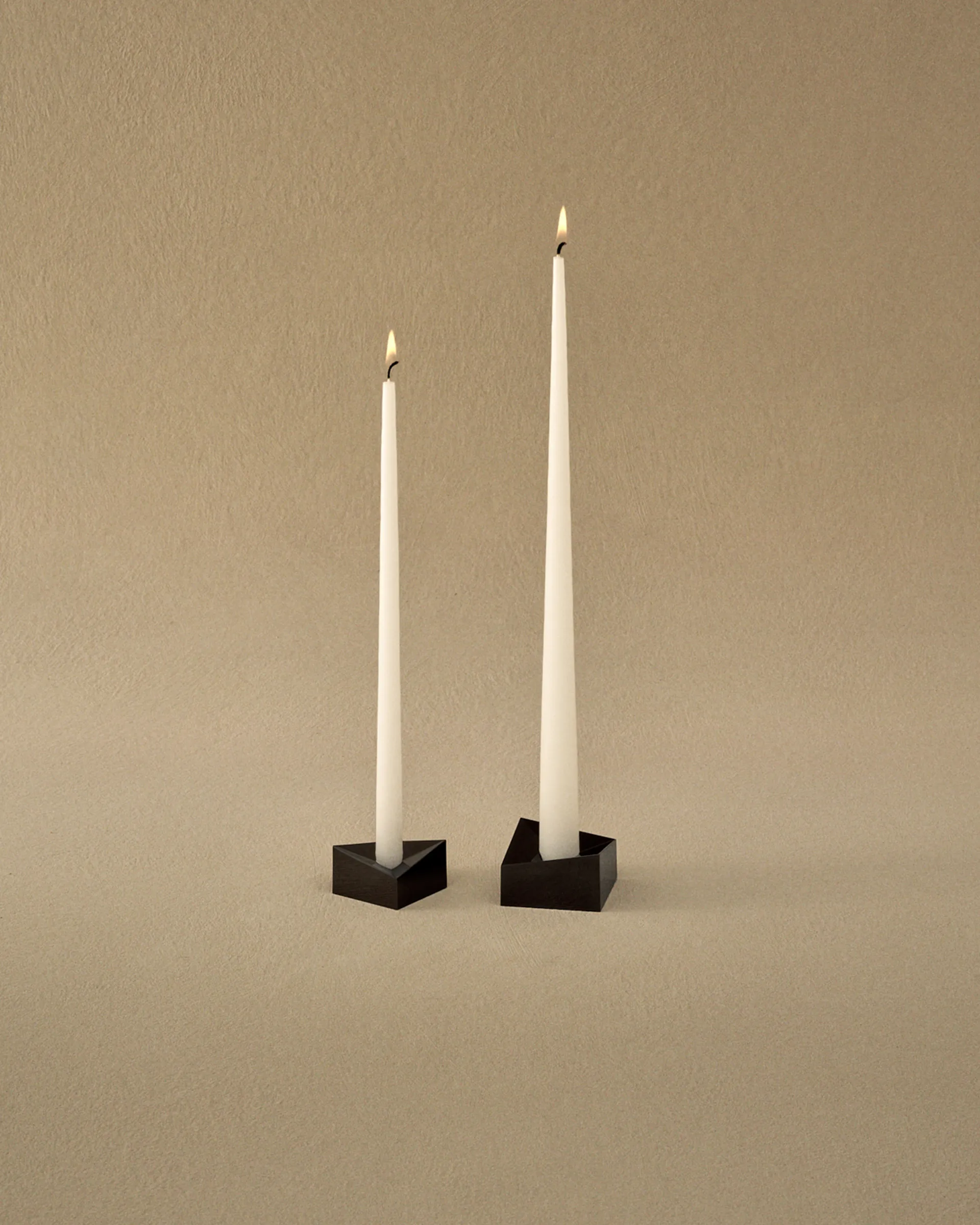 STOFF Nagel reflect lysestake small 2,7 cm, Sort krom STOFF Nagel