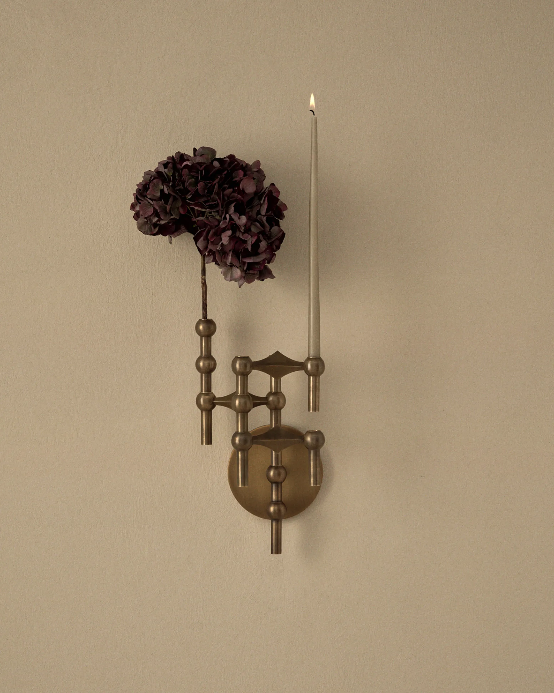 STOFF Nagel vegglysestake, Bronzed messing STOFF Nagel