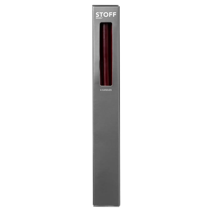 STOFF antikklys by ester & erik 6-pack - Burgundy red - STOFF