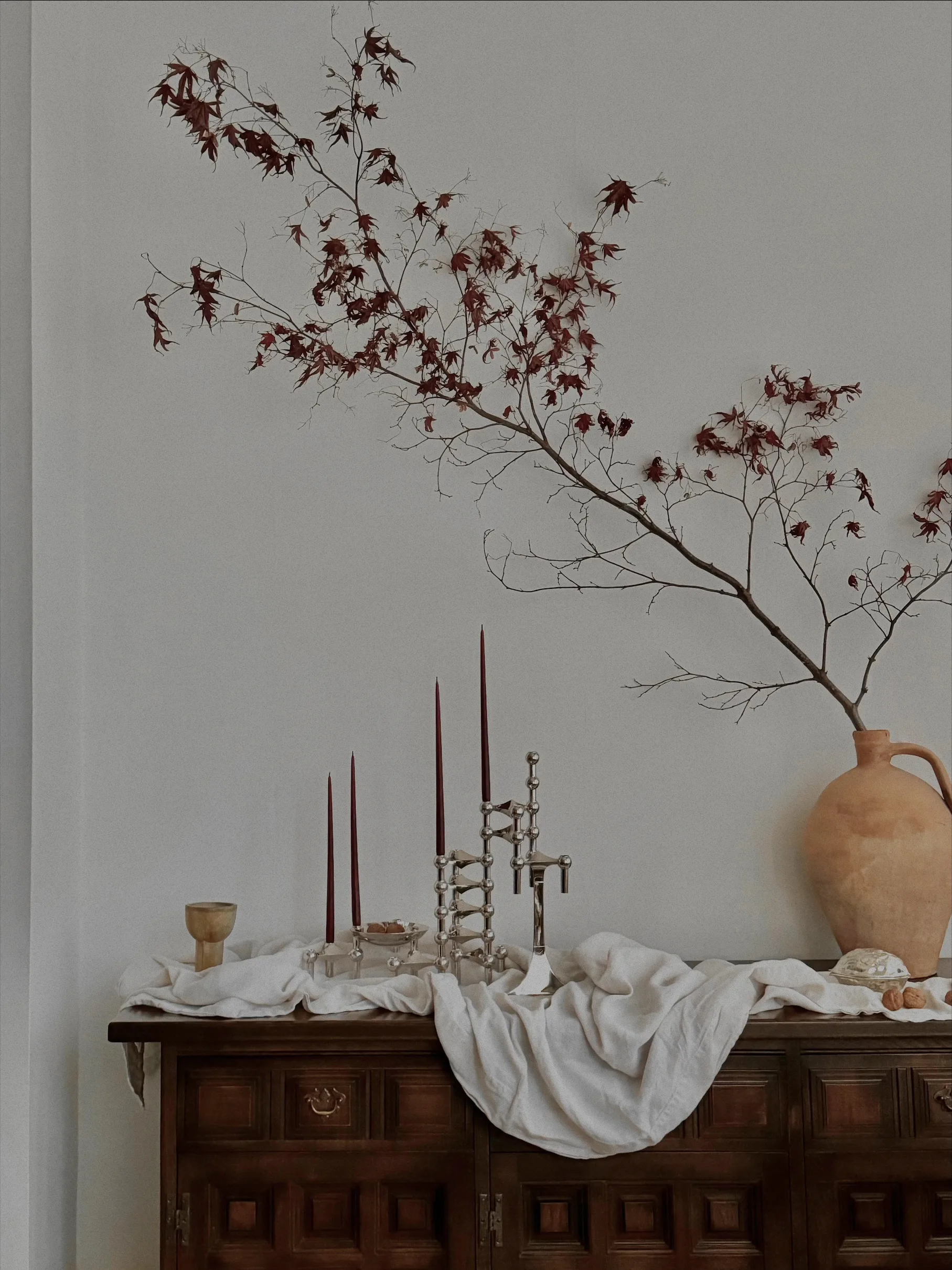 STOFF antikklys by ester & erik 6-pack, Burgundy red STOFF