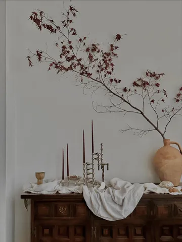 STOFF antikklys by ester & erik 6-pack - Burgundy red - STOFF