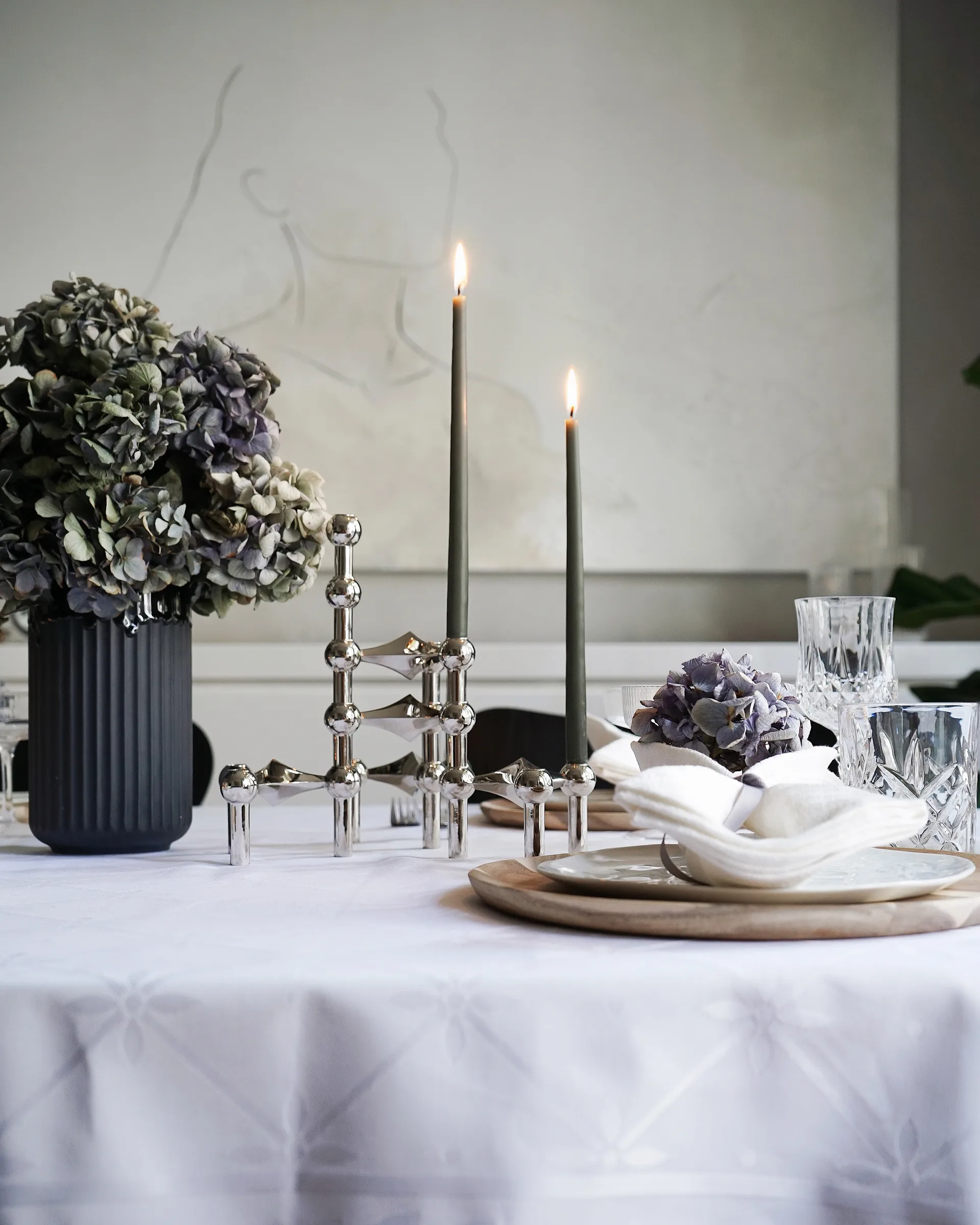 STOFF antikklys by ester & erik 6-pack, Dusty green STOFF