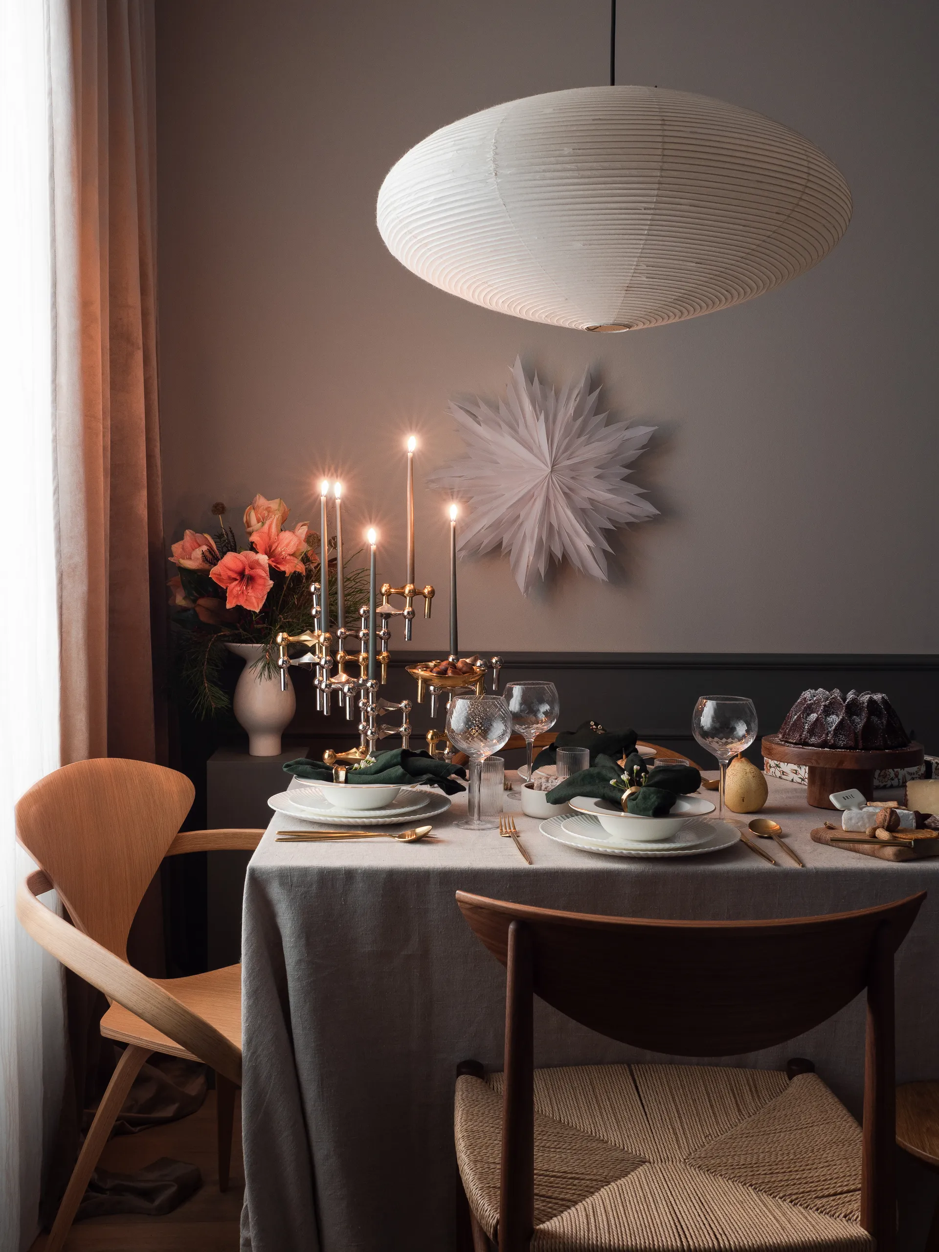 STOFF antikklys by ester & erik 6-pack, Dusty green STOFF