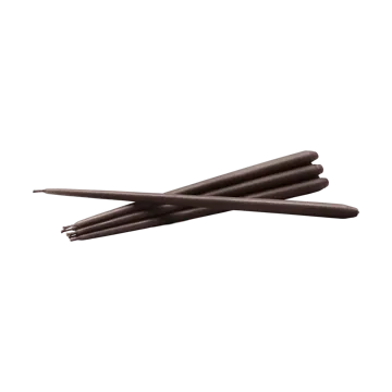 STOFF antikklys by ester & erik 6-pack - Espresso - STOFF