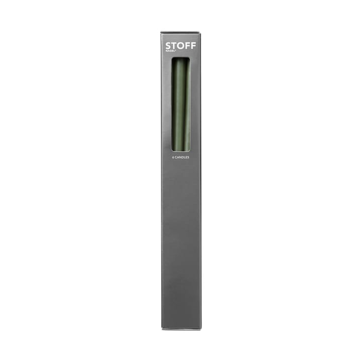 STOFF antikklys by ester & erik 6-pk, Dusty green STOFF