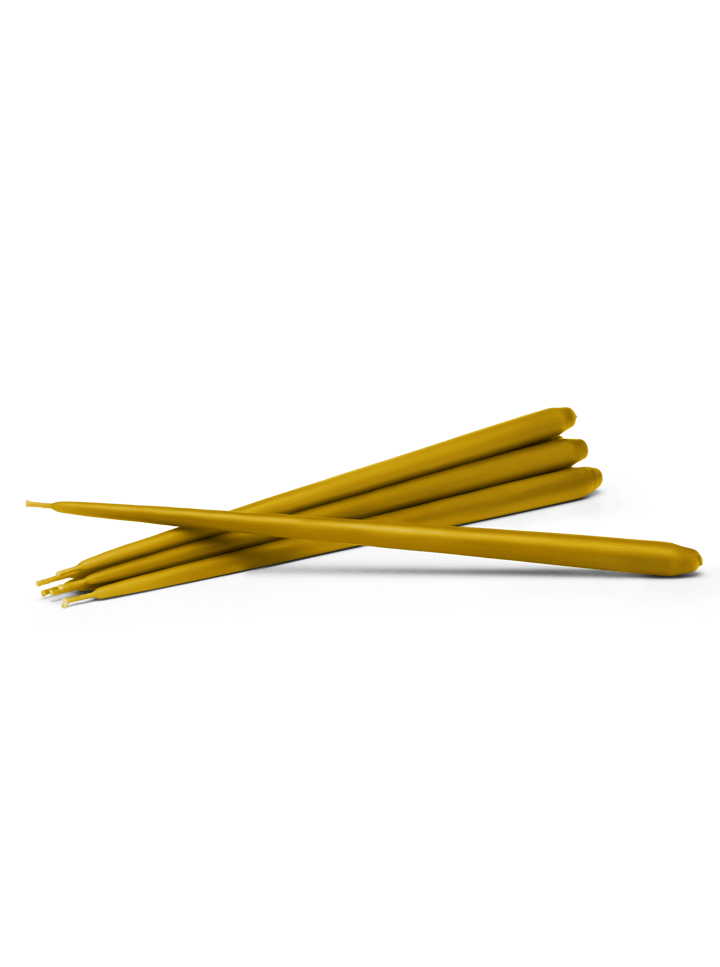 STOFF antikklys by ester & erik 6-pk - Mustard - STOFF