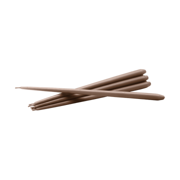 STOFF antikklys by ester & erik 6-pk - Soft brown - STOFF