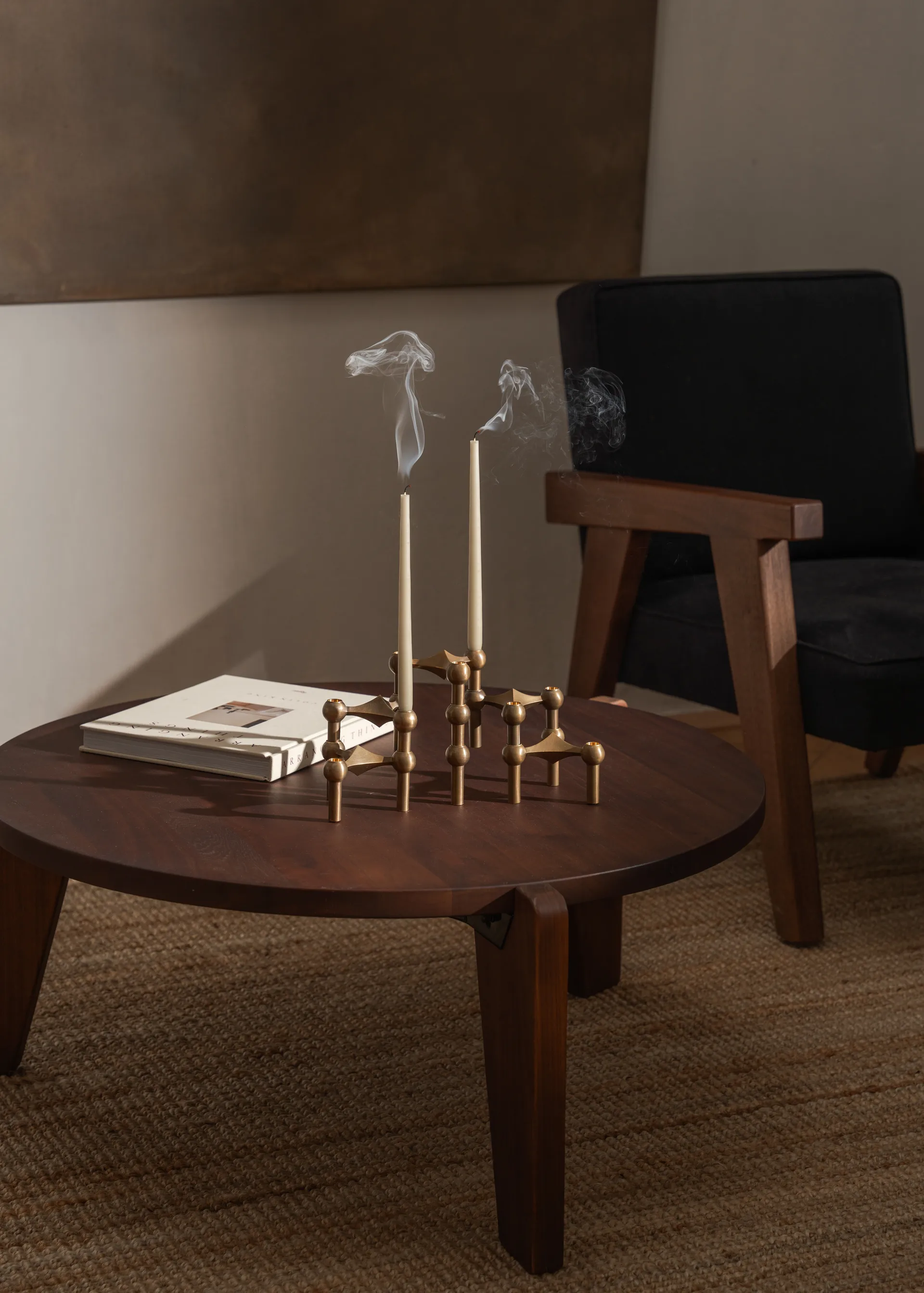 STOFF antikklys by ester & erik large 4-pk, Off-white STOFF