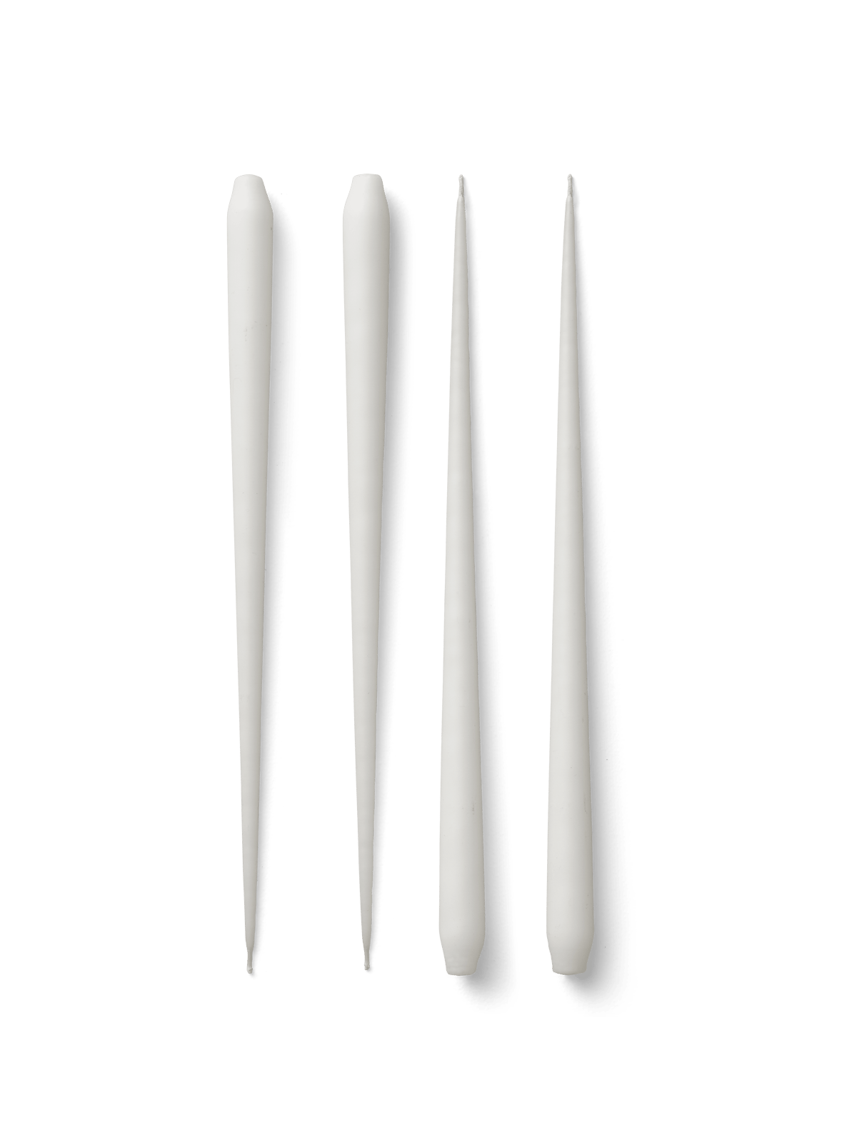 STOFF STOFF antikklys by ester & erik large 4-pk White