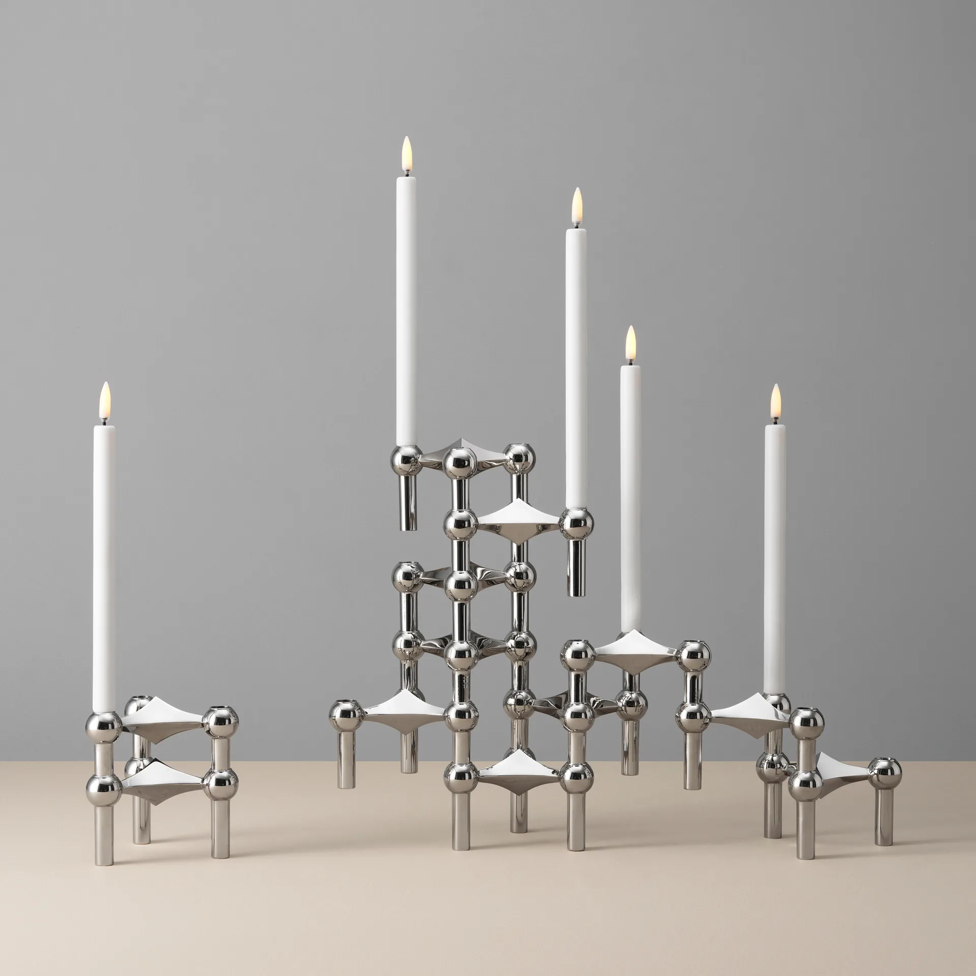 STOFF LED-lysby Uyuni Lighting 2-stk., Hvit STOFF