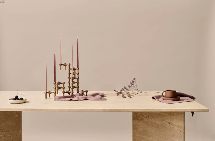STOFF Nagel lysestake 3-pakn., Bronzed brass STOFF