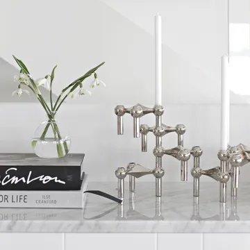 STOFF Nagel lysestake 6-pakning - Krom - undefined - STOFF