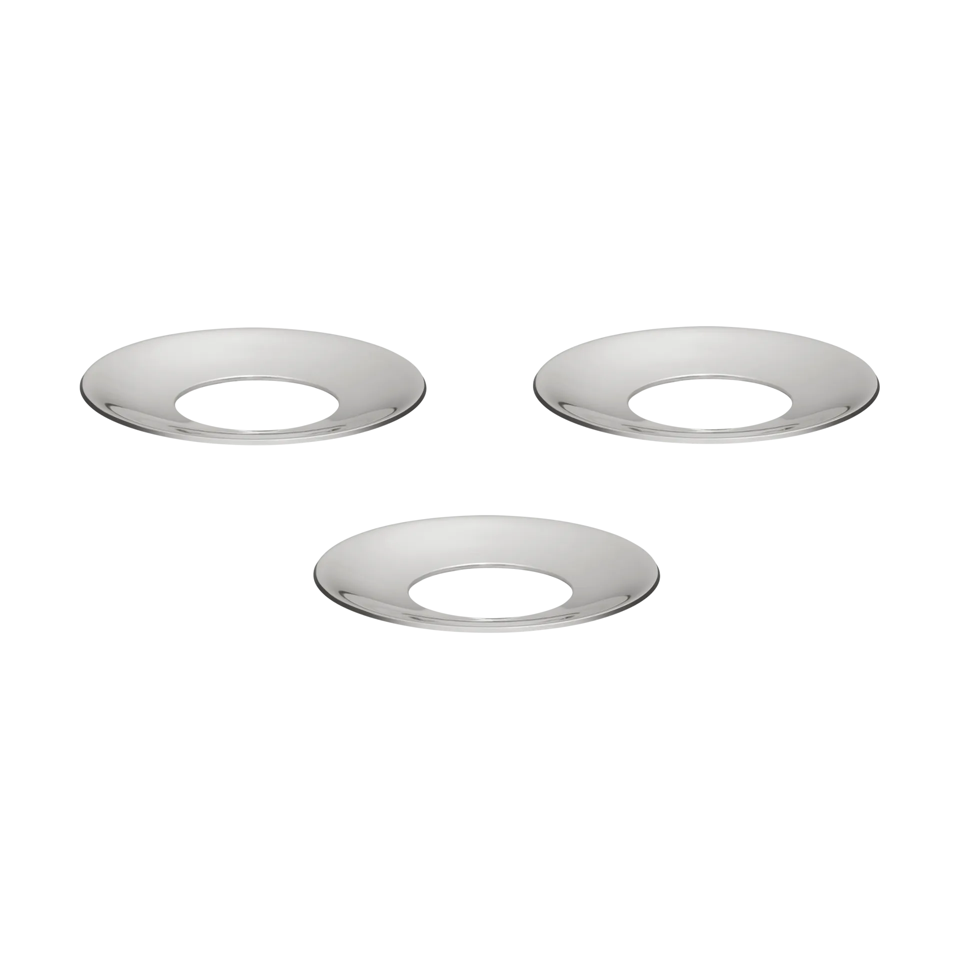 STOFF Nagel lysmansjett 3-pakning, Krom STOFF