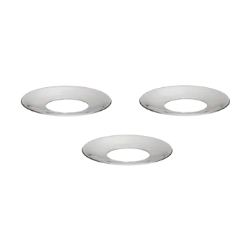 STOFF Nagel lysmansjett 3-pakning - Krom - STOFF