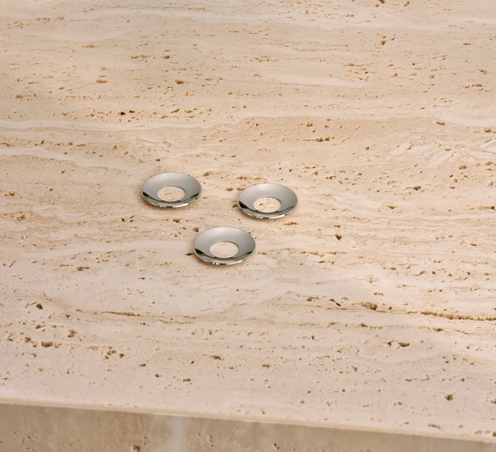 STOFF Nagel lysmansjett 3-pakning, Krom STOFF