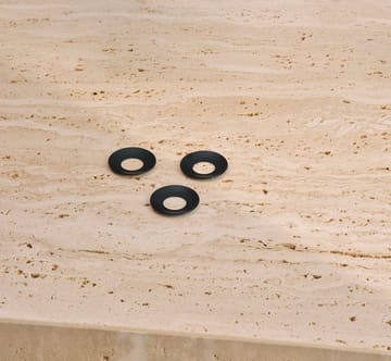 STOFF Nagel lysmansjett 3-pakning - Svart - STOFF