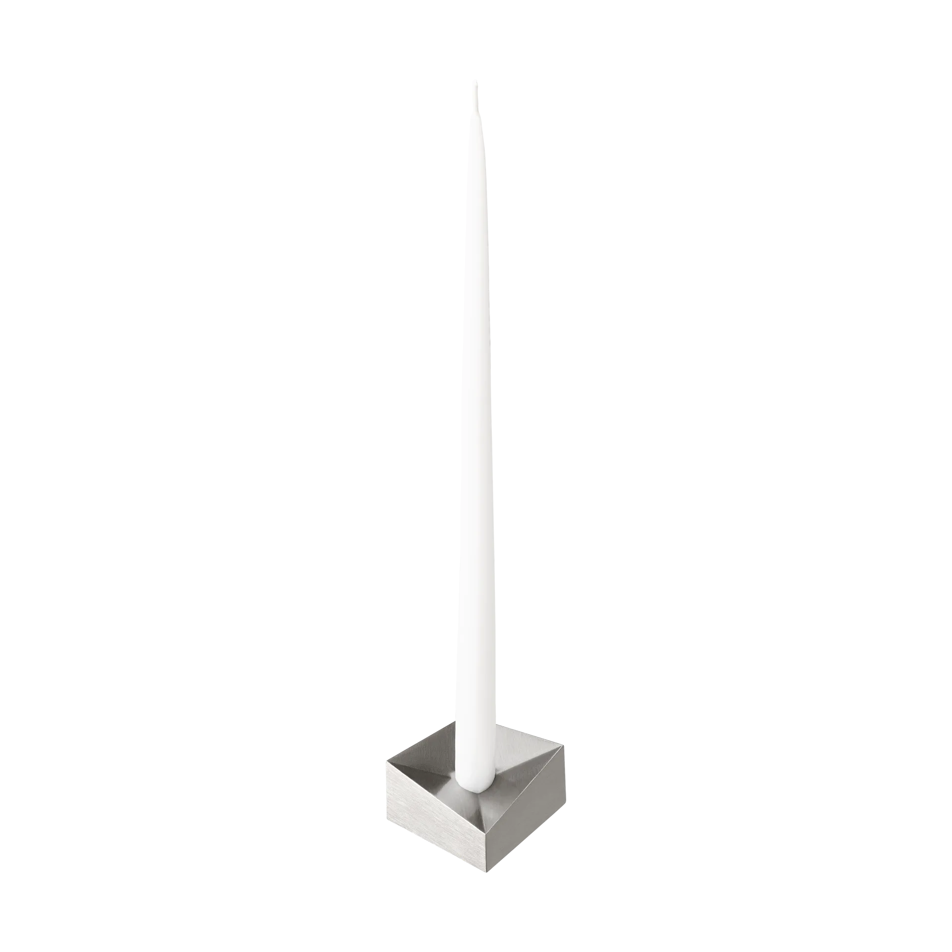 STOFF Nagel reflect lysestake small 2,7 cm, Børstet krom STOFF