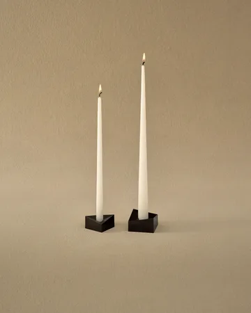 STOFF Nagel reflect lysestake small 2,7 cm - Sort krom - STOFF