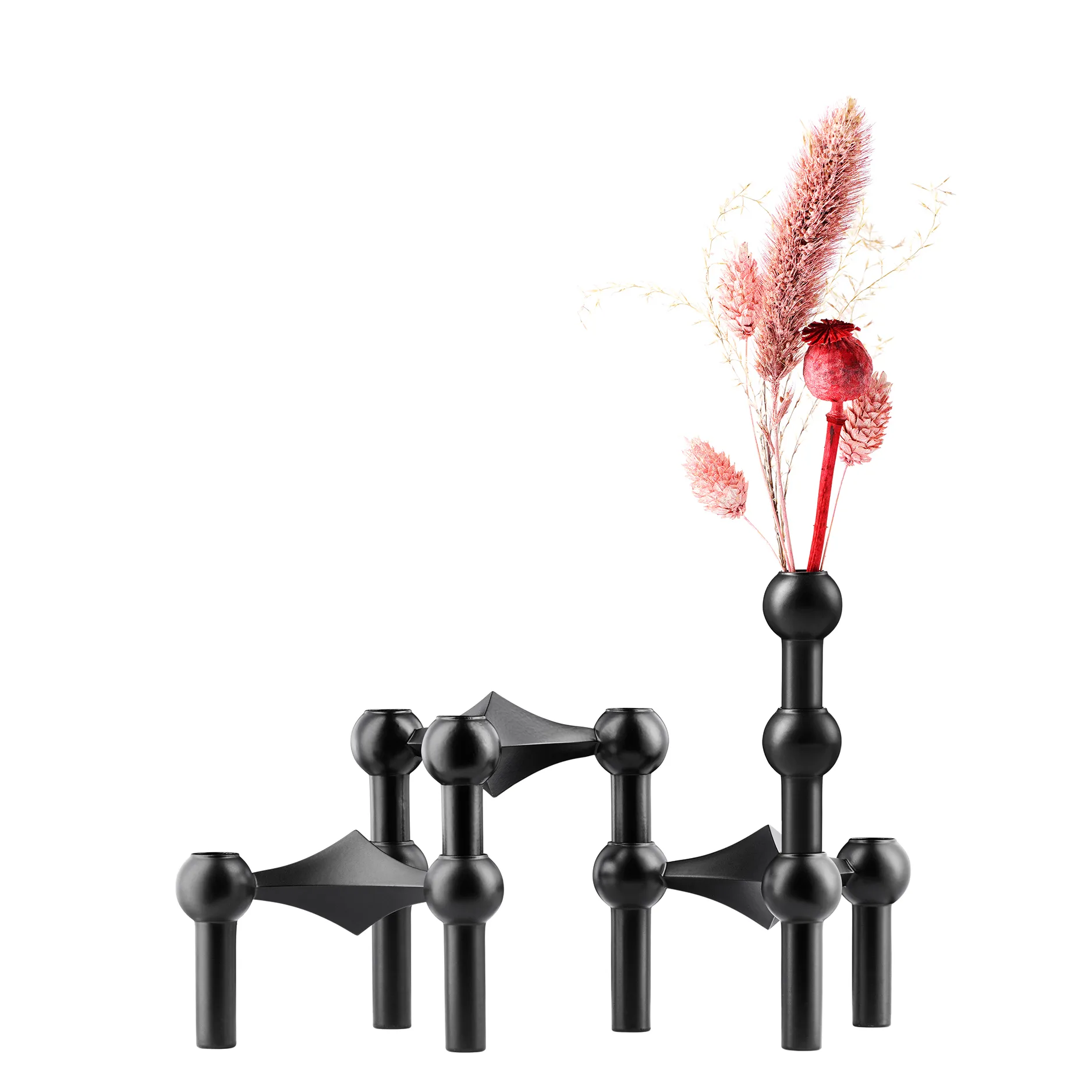 STOFF Nagel vase, Svart STOFF