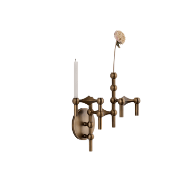 STOFF Nagel vegglysestake - Bronzed messing - STOFF