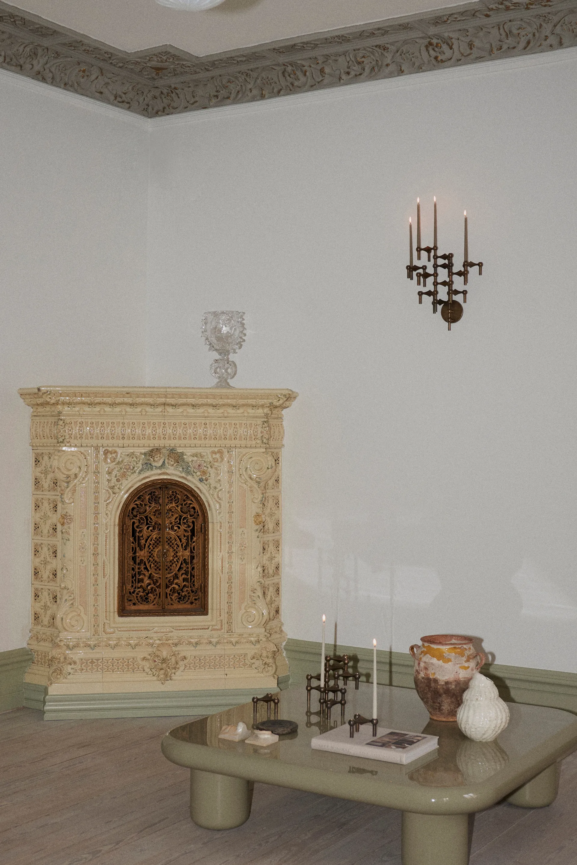 STOFF Nagel vegglysestake, Bronzed messing STOFF