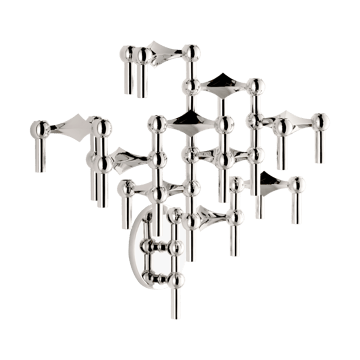 STOFF Nagel vegglysestake - Chrome - STOFF