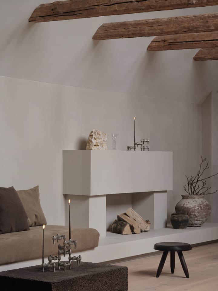 STOFF Quist lysestake, Børstet krom STOFF